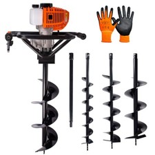 Trivella a scoppio 52cc 2 tempi 3 punte da 100 150 200mm NO prolunga in omaggio