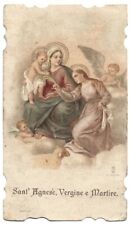 SANTINO ANTICO, IMMAGINE SACRA - SANT'AGNESE VERGINE E MARTIRE