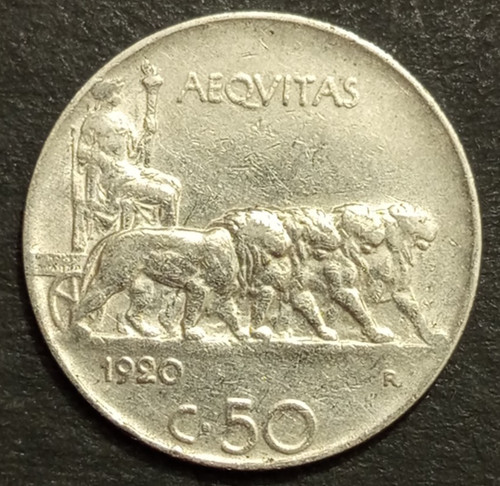Centesimi lire leoni 1920 - leoni,