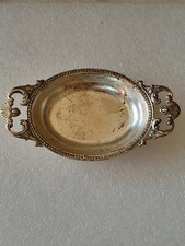 PICCOLO Vassoio VASSOIETTO in ARGENTO 1000 Vintage d'epoca Antico DESIGN 