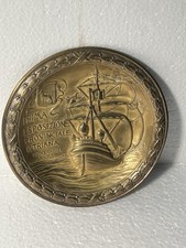 ANTIQUE EMBOSSED METAL PLATE