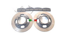 DISCHI FRENO (COPPIA) + PASTIGLIE AIXAM-TASSO-ITALCAR-CASALINI-GRECAV-GM490008BC