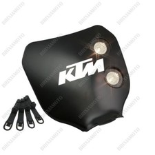 MASCHERA DOPPIO FARO NERA LOGO