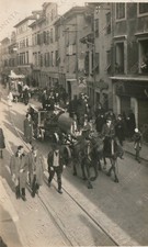 1924 UDINE 45° Veglionissimo studenti Carnevale mascherato carri Fotografia