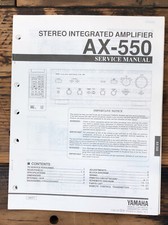 Yamaha 550 amplificatore - ax-550,