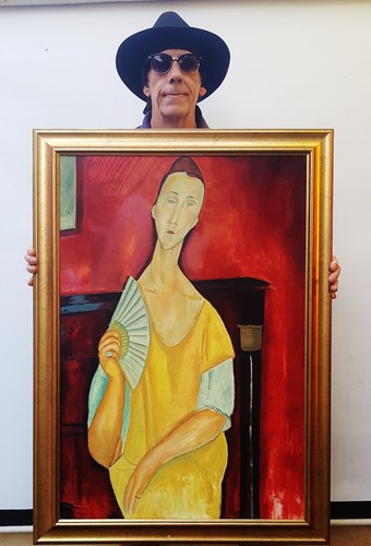 Quadro james bagatel olio su - quadro,