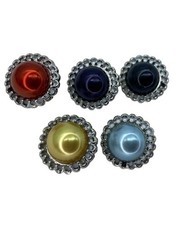 Bottone Gioiello Bombato