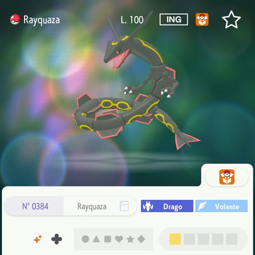 Rayquaza shiny 100 - rayquaza, 100%