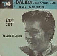DALIDA SP PRESSAGE IRAN ciao amore+Bobby solo EX4163