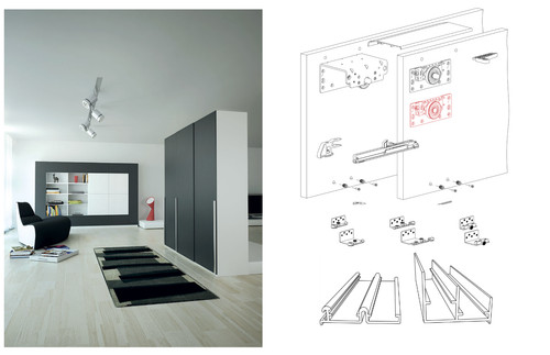 Kit sistema scorrevole - kit,