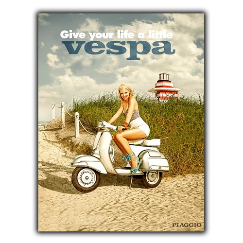 Vespa piaggio vintage retrò - vespa,