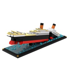 YOUFOY Passeggero Liner Nave Scena Affondamento Costruzione Giocattoli Set 782 Pezzi MOC