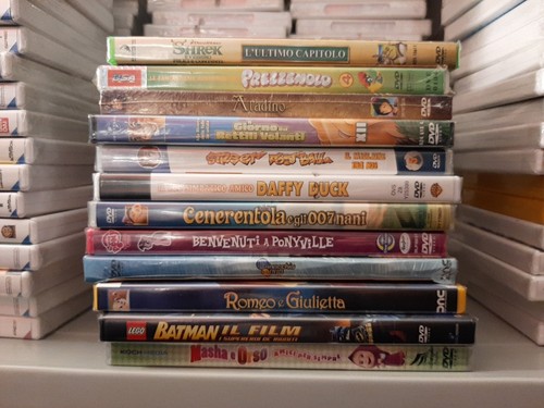Lotto dvd cartoni animati - dvd,