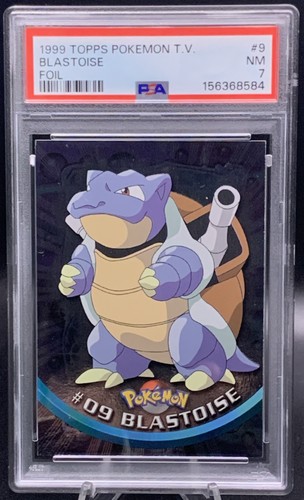 Blastoise foil psa 7 nm - foil,