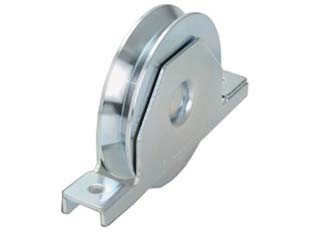 Ruota cancelli gola con - ruota,