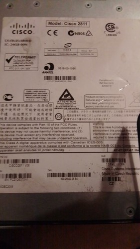 Router cisco 2811 - router,