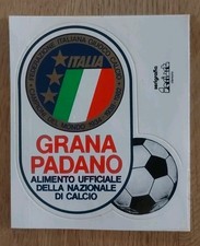 ADESIVO GRANA PADANO ITALIA CALCIO STICKER AUTOCOLLANT AUFKLEBER 80s ORIGINAL