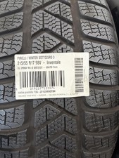 SET 4 GOMME 215/55R17 98V DOT2020  PIRELLI WINTER SOTTOZERO 3 USATO INVERNALE 00