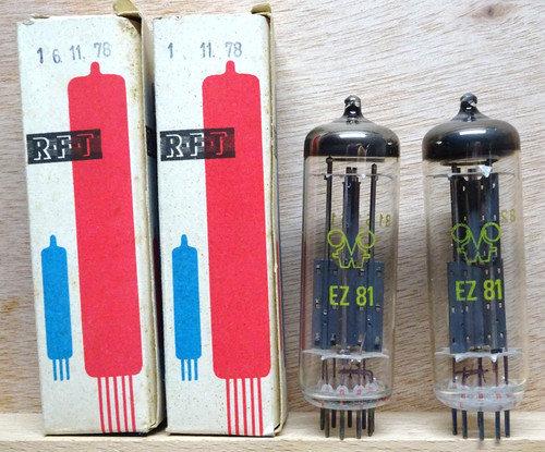 Coppia rft ez81 ottimo - rft,