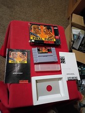 Final Fight (Super Nintendo SNES) Completo CIB Vintage Originale In Scatola Con Manuale