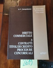 Campobasso Diritto Commerciale 3 Utet    1002619