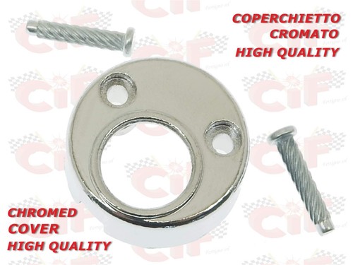 Coperchio serratura cromato