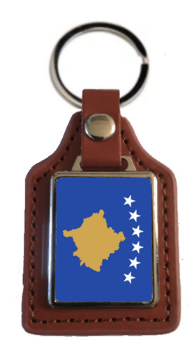 Kosovo brown leather souvenir - brown,