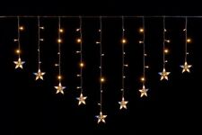 Tenda 252 Led Bianco Caldo Stelle 4x09mt Esterno Luci Natale Natalizie dfh