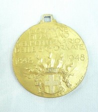 MEDAGLIA CENTENARIO 1848 1948 GIORNATE  MILANO RISORGIMENTO COMMEMORATIVA STORIA