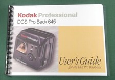 Kodak DCS Pro Back 645 Manuale