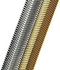 collier snake largo acciaio