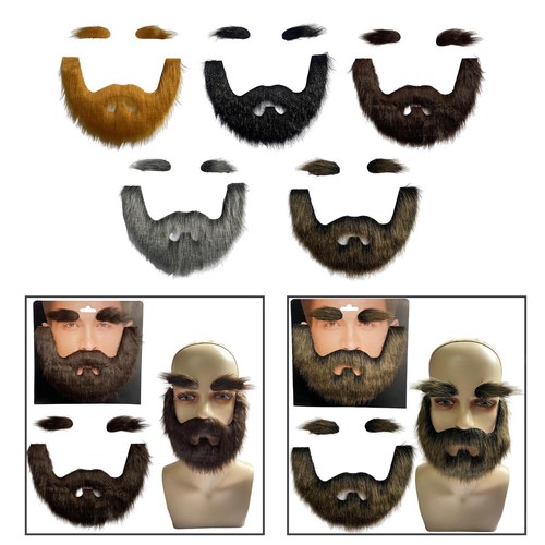 Set barba finta sopracciglia - set,