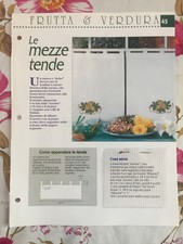 Schema punto croce Ricamo Frutta e verdura Tenda tende fichi fico