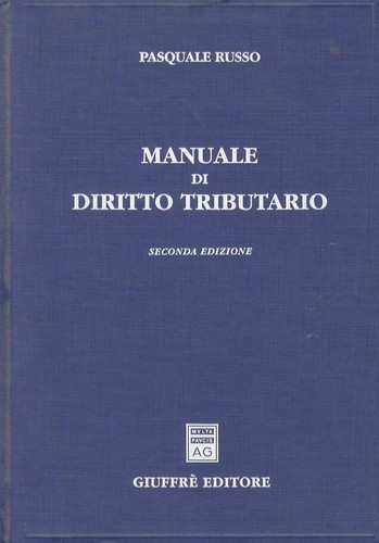 Manuale diritto tributario - manuale,