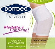 GUAINA POMPEA WELNESS  VITA ALTA CON GAMBA CONTENITIVA MODELLANTE IN MICROFIBRA