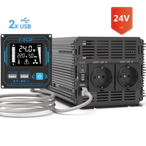 Edecoa inverter 24v - inverter, 220v