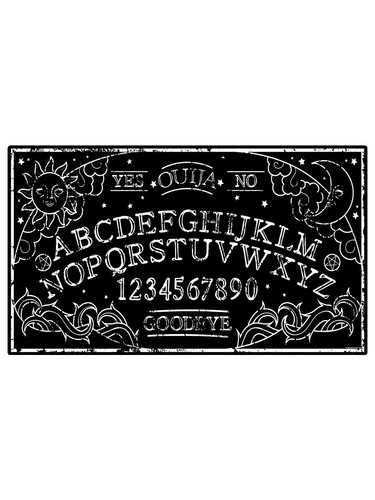 Ouija board mouse desk mat - ouija,