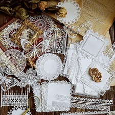 Carta Pizzo Decorativo 40Pcs
