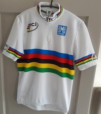 SMS Santini World Champion UCI maillot court cyclisme vintage homme - M