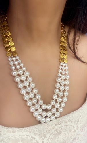Gioielli perle set - di,