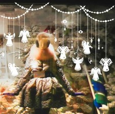 Angeli Palla di Natale Fiocco