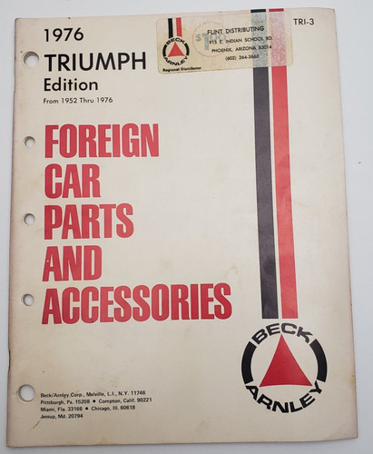 1976 triumph edition - from, 1952