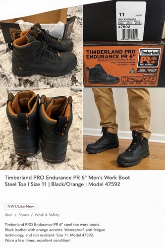 Timberland pro endurance - pro, 6"