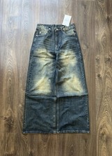 Jeans blu ruggine lavati