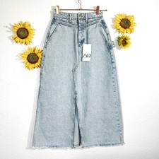 Maxi gonna ventilata Zara blu