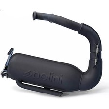 MARMITTA POLINI ORIGINAL PER VESPA 125 ET3 PRIMAVERA NERA