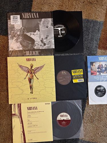 Nirvana vinyl lot bleach - vinyl,