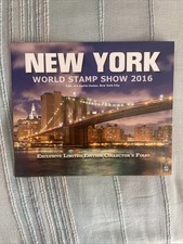 NY2016 New York World Stamp 2016 Excl Limited Ed Collectors Folio Skyline Night