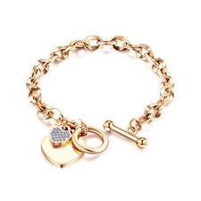 Bracelet coeur tendance - , en
