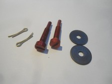 VITI ROSSE DI BLOCCAGGIO + RONDELLE + SPINETTE  PER GIRADISCHI LENCO L78